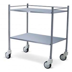 Instrument Trolley - Stainless Steel (38" X 18" X 33”)
